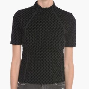 Off-White Black Crewneck Top